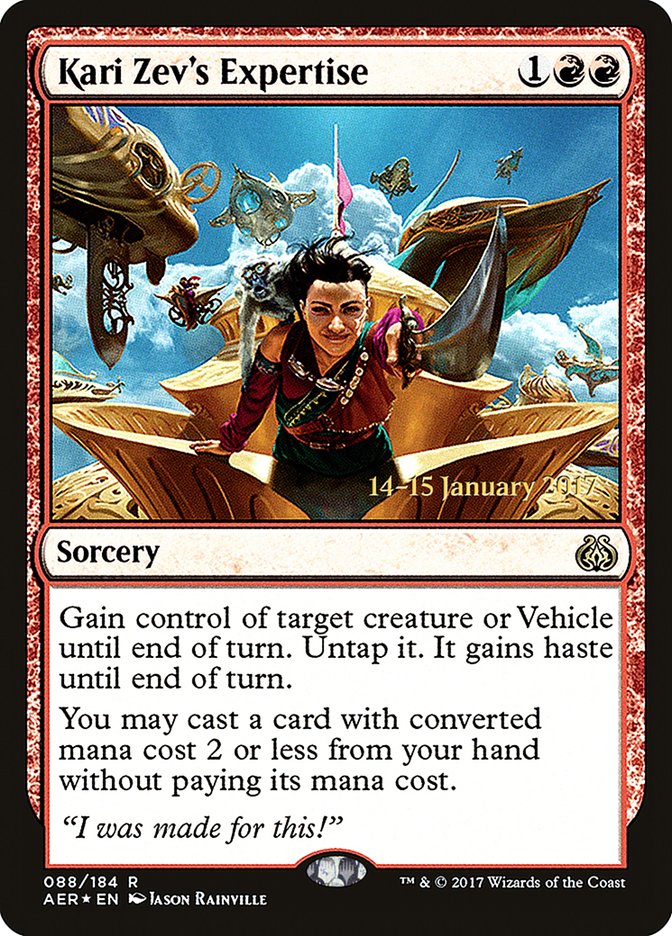 La experiencia de Kari Zev [Promociones de presentación de Aether Revolt] 