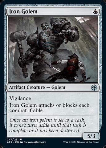 Iron Golem [Dragones y Mazmorras: Aventuras en los Reinos Olvidados] 