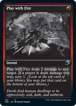 Juega con fuego [Innistrad: función doble] 