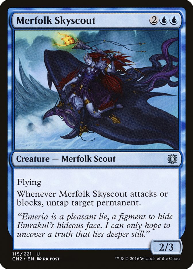 Merfolk Skyscout [Conspiración: Toma la corona] 