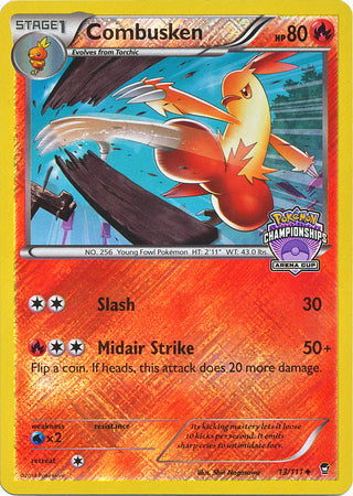 Combusken (13/111) (Promoción del Campeonato de los Estados) [XY: Furious Fists] 