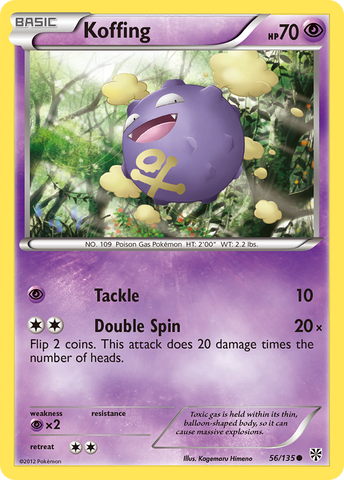 Koffing (56/135) [Blanco y negro: Tormenta de plasma] 