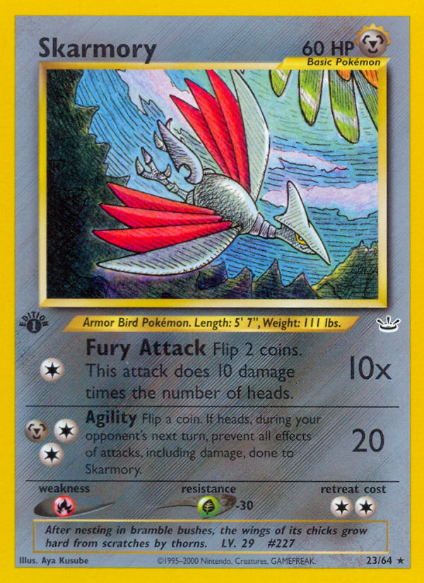 Skarmory (23/64) [Neo Revelación 1.ª edición] 