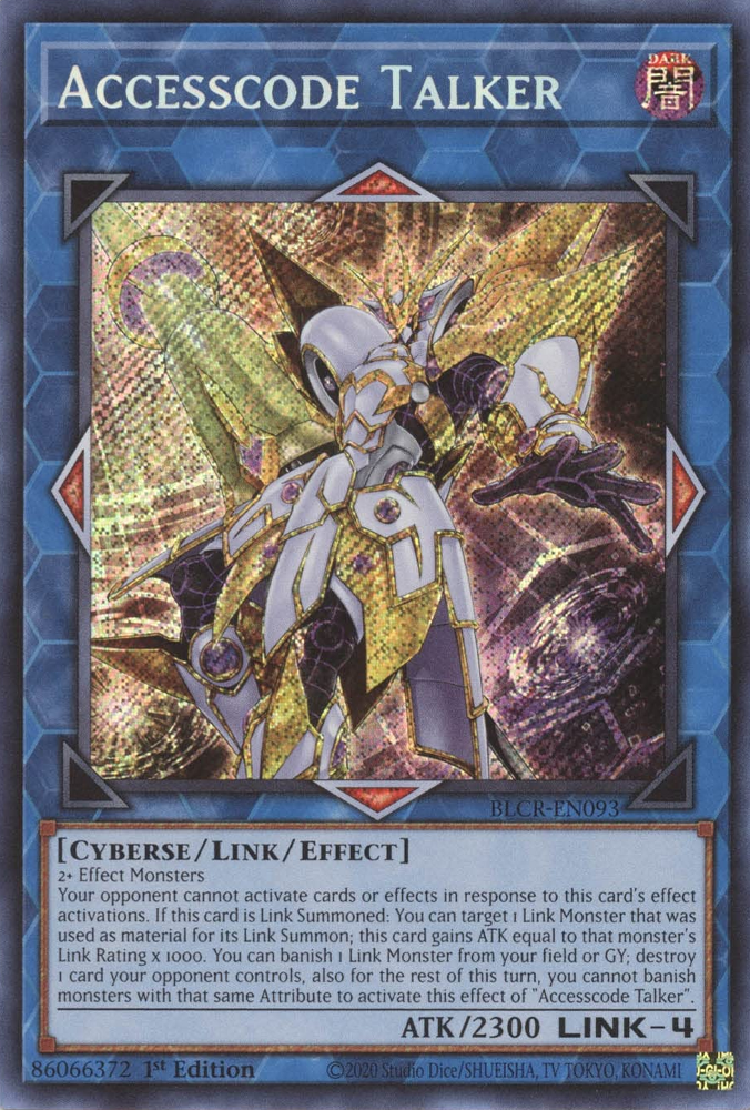 Hablador de código de acceso (Starlight Rare) [BLCR-EN093] Secret Rare 