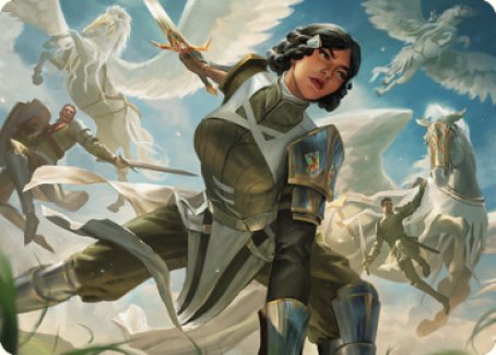 Arte de refuerzos resueltos [Serie de arte Dominaria United] 