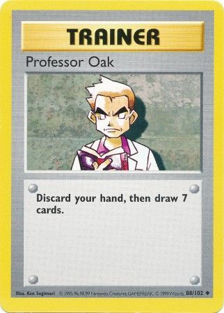 Profesor Oak (88/102) [Conjunto básico Shadowless Unlimited] 