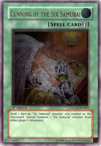 Astucia de los Seis Samuráis [GLAS-EN061] Ultimate Rare 
