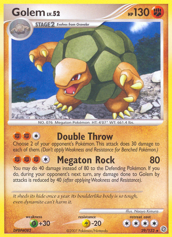 Golem (29/132) [Diamante y Perla: Maravillas secretas] 