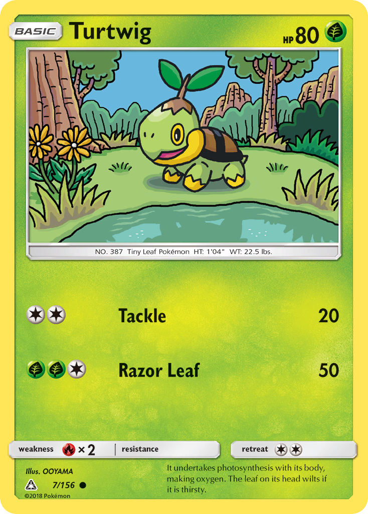 Turtwig (7/156) [Sol y Luna: Ultra Prisma] 