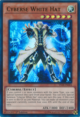 Sombrero Blanco Ciberso [YS18-EN004] Ultra Raro 