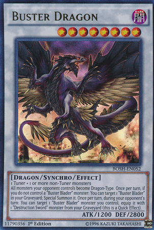 Dragón Buster [BOSH-EN052] Ultra Raro 