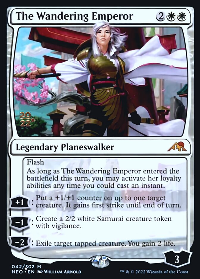 El Emperador Errante [Kamigawa: Promociones de presentación de Neon Dynasty] 