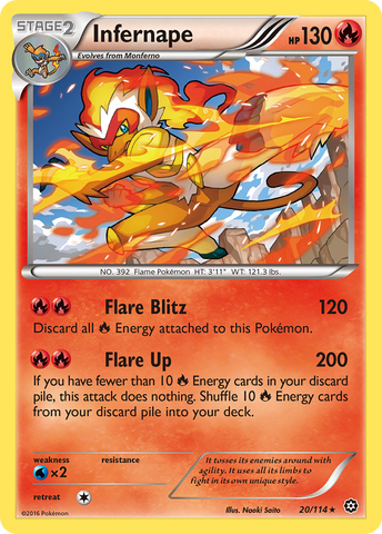 Infernape (20/114) [XY: Asedio de vapor] 