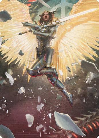 Tarjeta artística del Arcángel Elspeth [Serie de arte March of the Machine] 