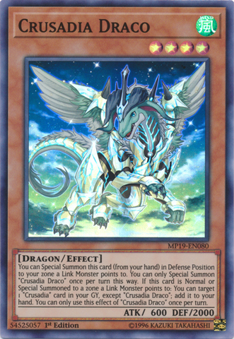 Cruzada Draco [MP19-EN080] Súper Raro 