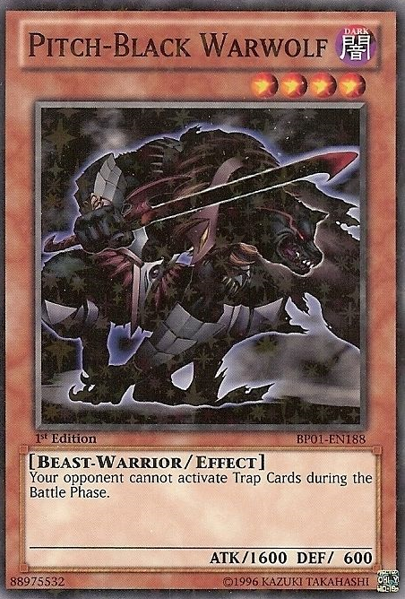 Lobo de guerra negro como boca de lobo [BP01-EN188] Starfoil Raro 