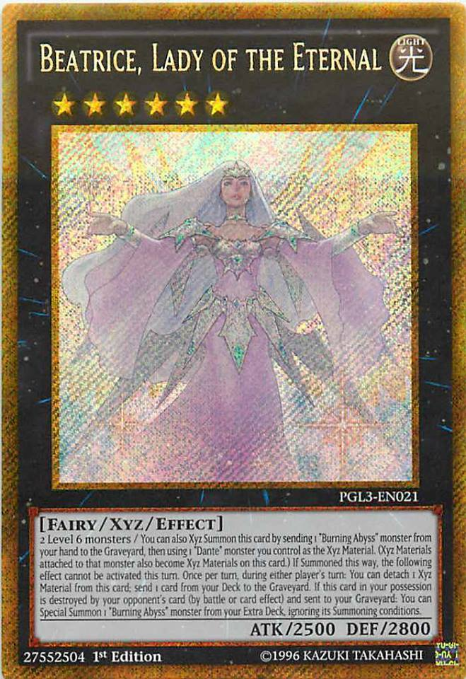 Beatriz, Dama de lo Eterno [PGL3-EN021] Oro Secreto Raro 