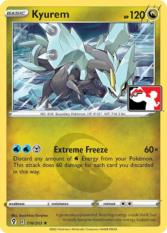 Kyurem (116/203) [Paquete de premios Serie uno] 