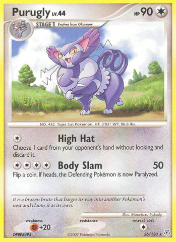 Purugly (36/130) [Diamante y perla: conjunto básico] 