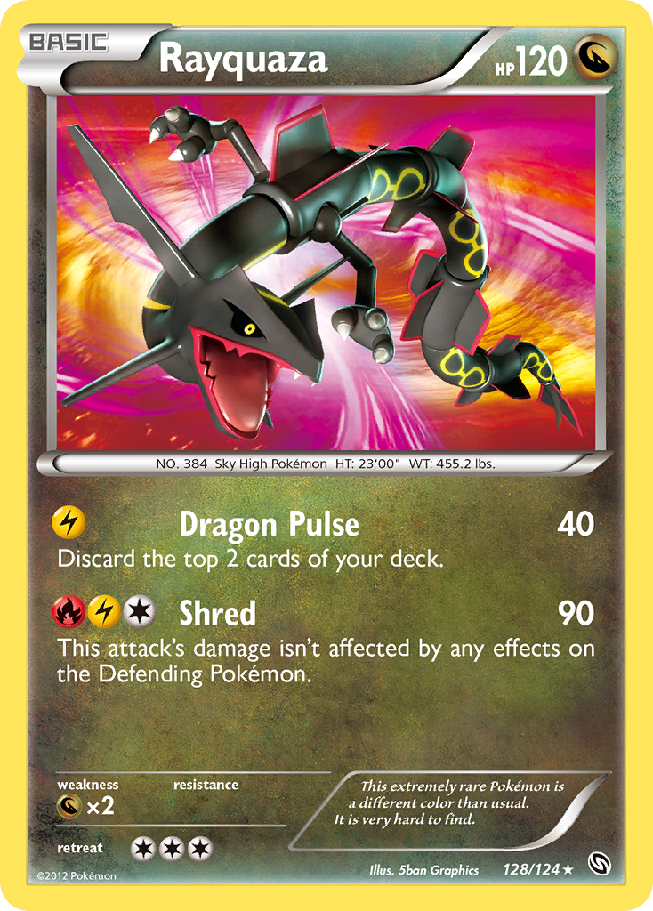 Rayquaza (128/124) [Blanco y Negro: Dragones Exaltados] 