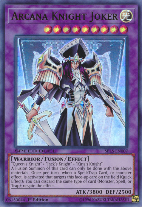 Arcana Knight Joker [SBLS-EN007] Ultra raro 