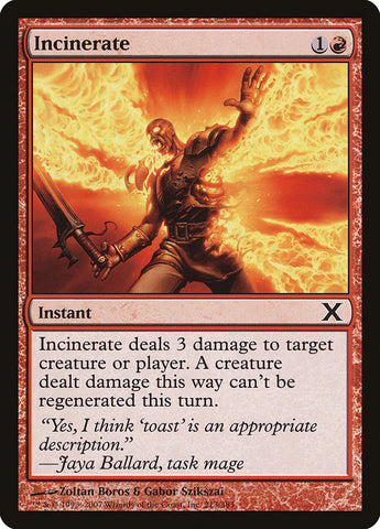 Incinerar [Décima Edición] 