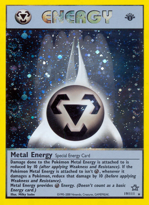 Energía metálica (19/111) [Neo Genesis 1.ª edición] 