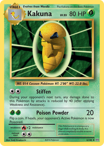 Kakuna (6/108) [XY: Evoluciones] 