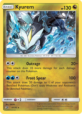 Kyurem (47/70) [Sol y Luna: Majestad del Dragón] 