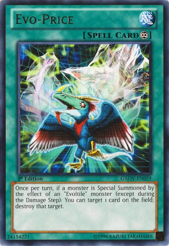 Precio Evo [GAOV-EN059] Raro 