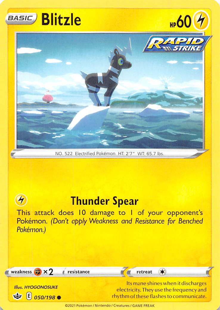 Blitzle (050/198) [Espada y escudo: Reinado escalofriante] 