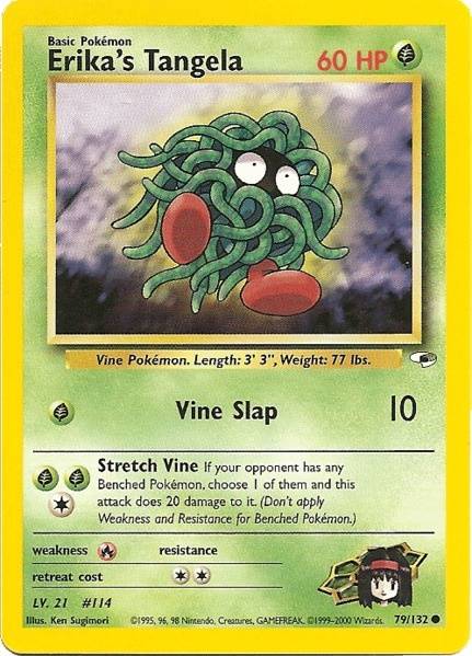 Tangela de Erika (79/132) [Gym Heroes Unlimited] 