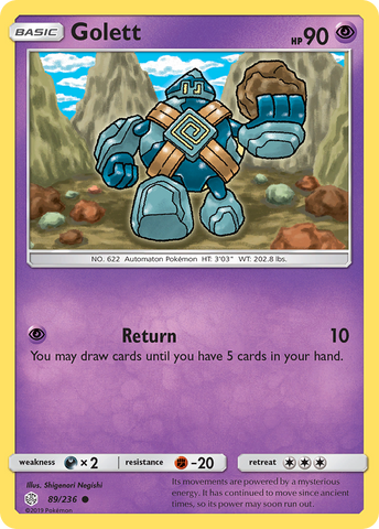 Golett (89/236) [Sol y Luna: Eclipse cósmico] 