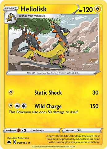 Heliolisk (050/159) [Espada y escudo: Crown Zenith] 