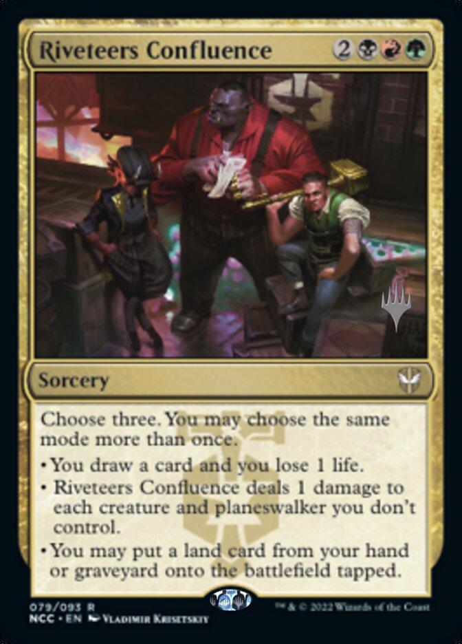 Riveteers Confluence (paquete promocional) [Calles de nuevas promociones de Capenna Commander] 