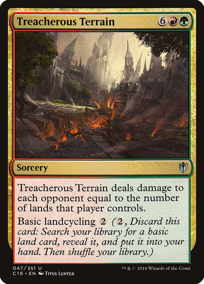 Terreno traicionero [Commander 2016] 