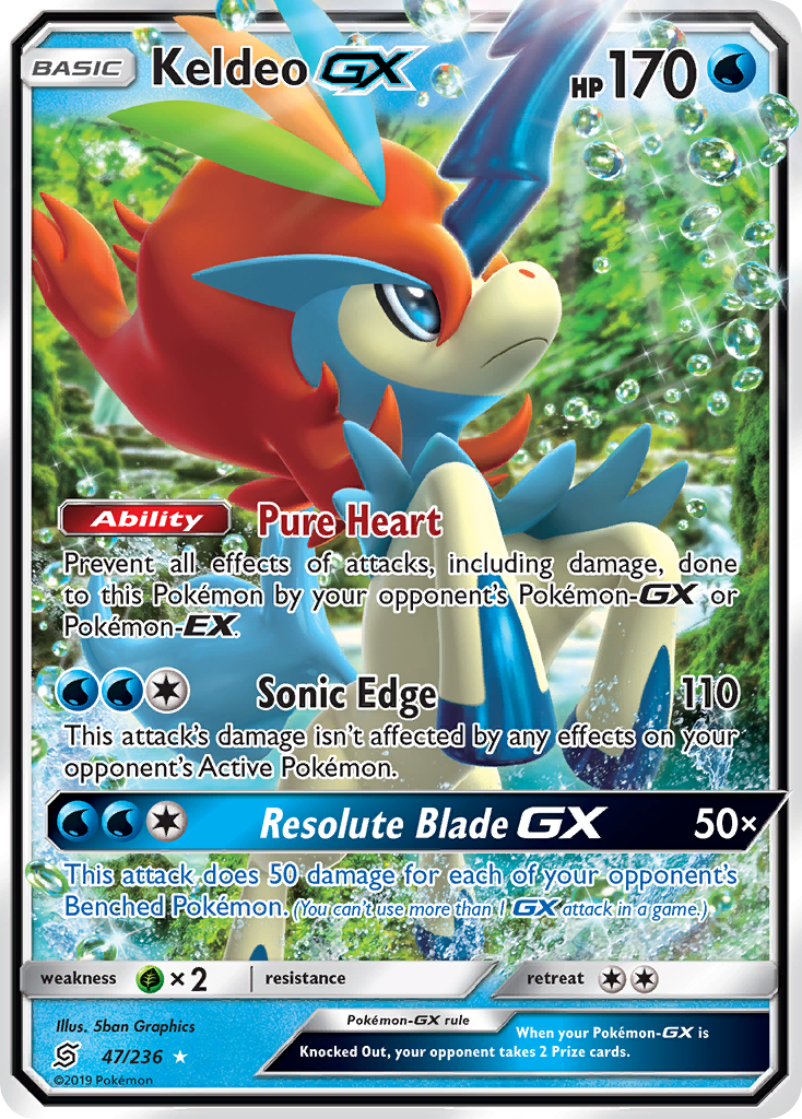 Keldeo GX (47/236) [Sol y Luna: Mentes Unificadas] 