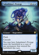 El protegido de Sakashima (arte extendido) [Commander Legends] 
