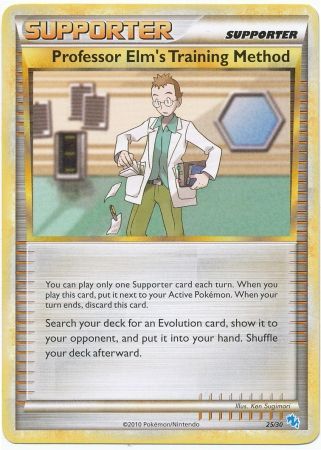 Método de entrenamiento del profesor Elm (25/30) [HeartGold &amp; SoulSilver: Trainer Kit - Gyarados] 