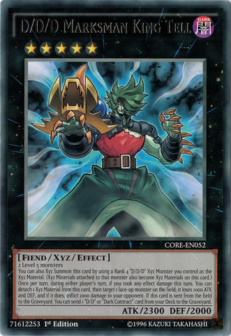 D/D/D Rey Tirador Tell [CORE-EN052] Raro 