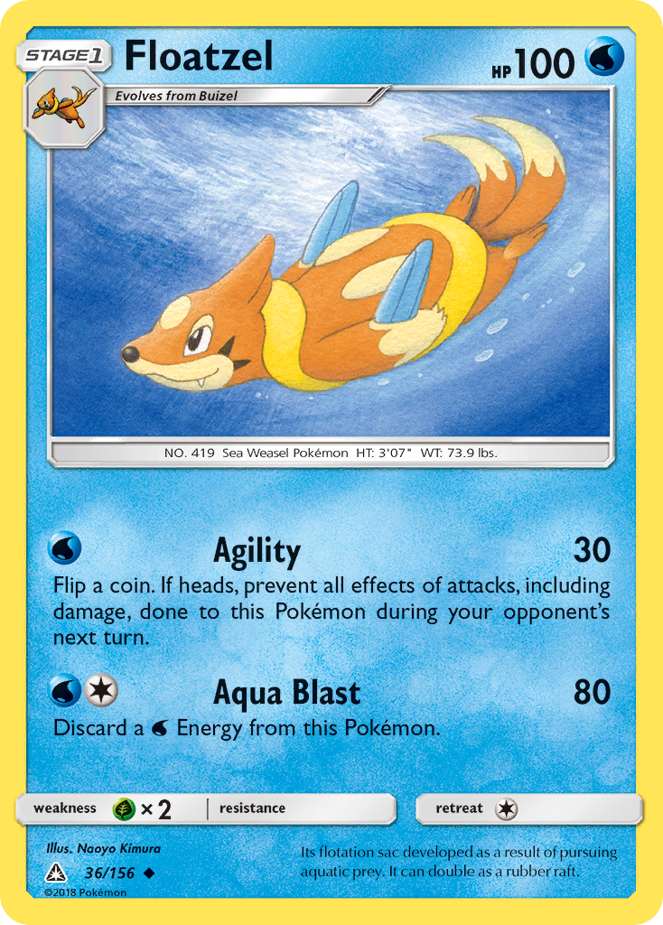 Floatzel (36/156) [Sol y Luna: Ultra Prisma] 