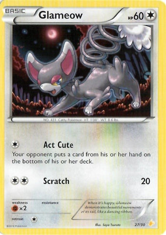 Glameow (27/30) [XY: Kit de entrenador 3 - Pikachu Libre] 