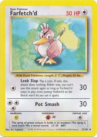 Farfetch'd (27/102) [Conjunto básico ilimitado] 