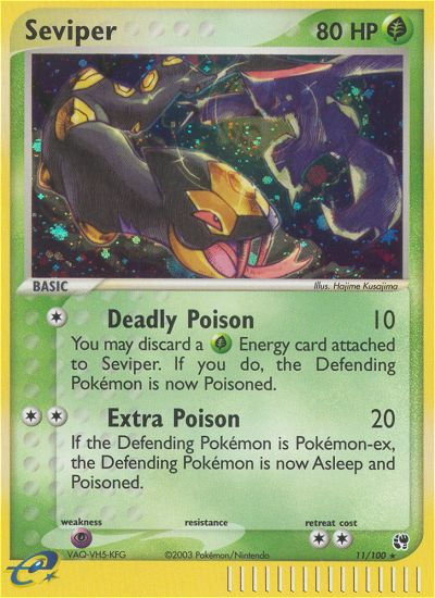 Seviper (11/100) [EX: Tormenta de arena] 
