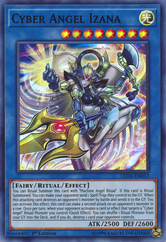 Ángel Cibernético Izana [LED4-EN012] Súper Raro 