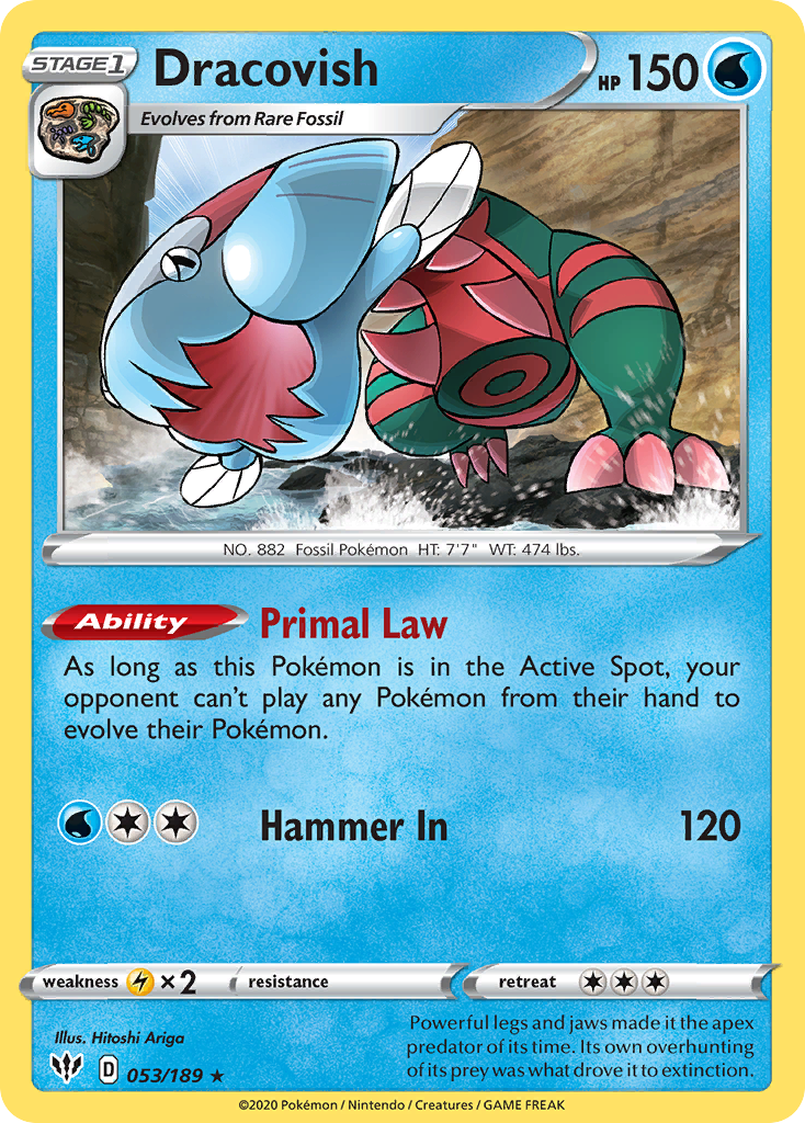 Dracovish (053/189) [Espada y escudo: Oscuridad en llamas] 