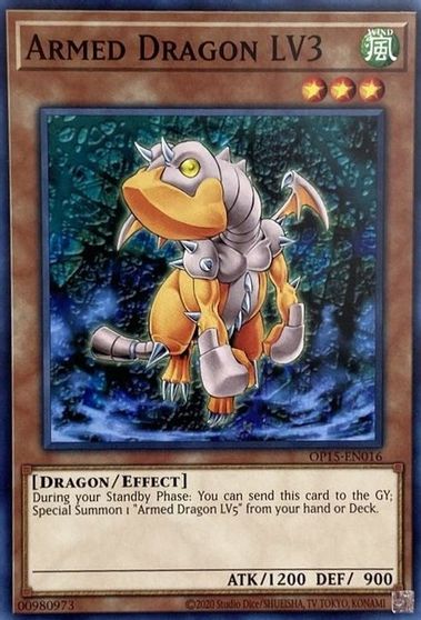 Dragón Armado LV3 [OP15-EN016] Común 