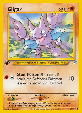 Gligar (67/105) [Neo Destiny 1.ª edición] 