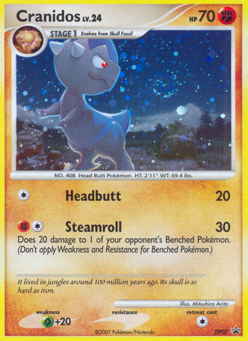 Cranidos (DP07) [Diamante y Perla: Promociones Black Star] 