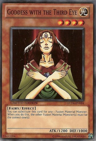 Diosa con el Tercer Ojo [GLD4-EN004] Común 